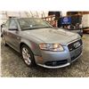 Image 8 : PARKSVILLE - 2007 AUDI A4 SILVER 180793 KMS - D016461