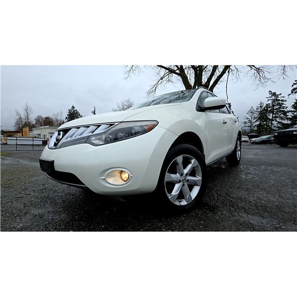 DUNCAN - 2009 NISSAN MURANO WHITE 260583 KMS - D106736