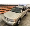 Image 4 : PARKSVILLE - 2003 TOYOTA HIGHLANDER BROWN 379733 KMS - B126596