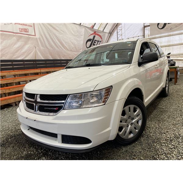 PARKSVILLE - 2014 DODGE JOURNEY WHITE 166565 KMS - B131003