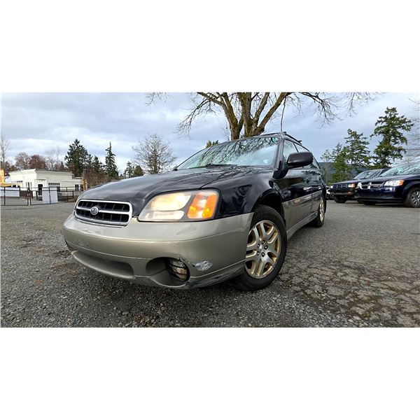 DUNCAN - 2000 SUBARU LEGACY BLACK  346398 KMS - D614849