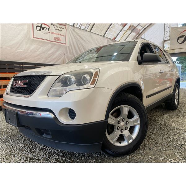 PARKSVILLE - 2010 GMC ACADIA WHITE 196041 KMS - B171787