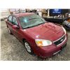 Image 10 : PARKSVILLE - 2007 CHEVROLET MALIBU RED 167945 KMS "NO RESERVE" - D274954A