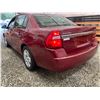 Image 20 : PARKSVILLE - 2007 CHEVROLET MALIBU RED 167945 KMS "NO RESERVE" - D274954A