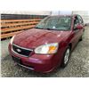 Image 3 : PARKSVILLE - 2007 CHEVROLET MALIBU RED 167945 KMS "NO RESERVE" - D274954A