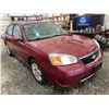 Image 9 : PARKSVILLE - 2007 CHEVROLET MALIBU RED 167945 KMS "NO RESERVE" - D274954A
