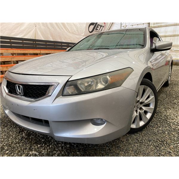 PARKSVILLE - 2008 HONDA ACCORD GRAY 183839 KMS - B801573