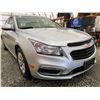 Image 8 : PARKSVILLE - 2015 CHEVROLET CRUZE SILVER 175796 KMS - B145658