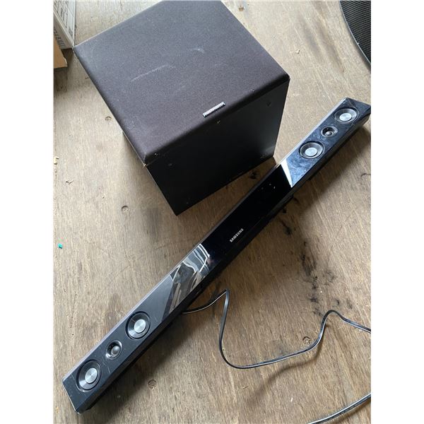 706 -- SOUND BAR AND SPEAKER