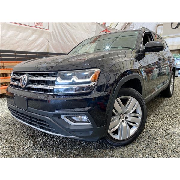 PARKSVILLE - 2018 VOLKSWAGEN ATLAS BLACK 198272 KMS - D593343