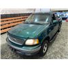 Image 4 : PARKSVILLE - 1999 FORD F-150 GREEN  KMS - DA02986