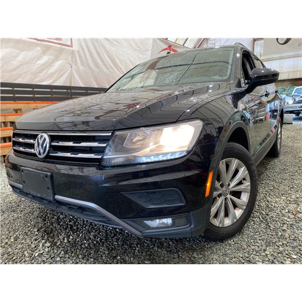 PARKSVILLE - 2018 VOLKSWAGEN TIGUAN BLACK 156014 KMS - D026307
