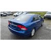 Image 10 : DUNCAN - 2011 HONDA CIVIC BLUE  197485 KMS - J000081