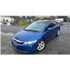 Image 2 : DUNCAN - 2011 HONDA CIVIC BLUE  197485 KMS - J000081