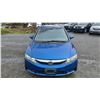 Image 4 : DUNCAN - 2011 HONDA CIVIC BLUE  197485 KMS - J000081