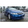 Image 5 : DUNCAN - 2011 HONDA CIVIC BLUE  197485 KMS - J000081