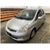 Image 3 : PARKSVILLE - 2007 HONDA FIT SILVER 327675 KMS - B804994