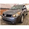 Image 2 : PARKSVILLE - 2005 NISSAN QUEST GREY 183707 KMS TMU - B107221