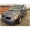 Image 3 : PARKSVILLE - 2005 NISSAN QUEST GREY 183707 KMS TMU - B107221
