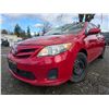 Image 1 : DUNCAN - 2013 TOYOTA COROLLA RED "REPO UNIT "281455 KMS - D032215