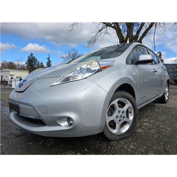 DUNCAN - 2012 NISSAN LEAF GREY 220465 KMS - D020621