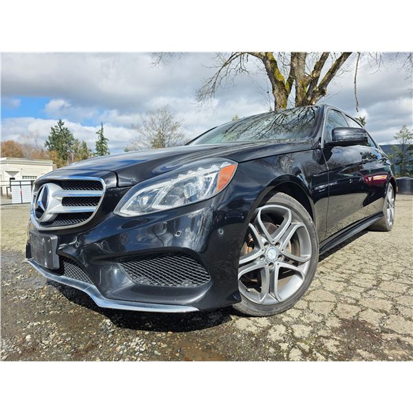 DUNCAN - 2014 MERCEDES-BENZ E-300 BLACK  191811 KMS - D781262