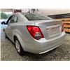 Image 20 : PARKSVILLE - 2015 CHEVROLET SONIC SILVER 214789 KMS - B169608