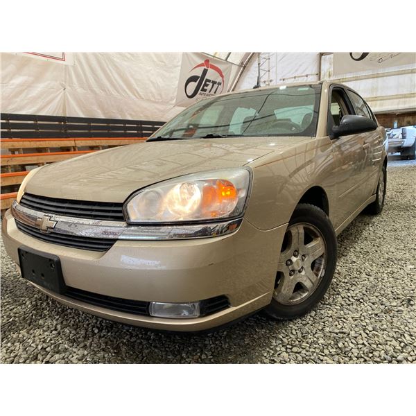 PARKSVILLE - 2005 CHEVROLET MALIBU GOLD 312954 KMS - B310342