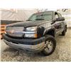 Image 1 : PARKSVILLE - 2004 CHEVROLET SILVERADO BLACK 420087 KMS - B143101