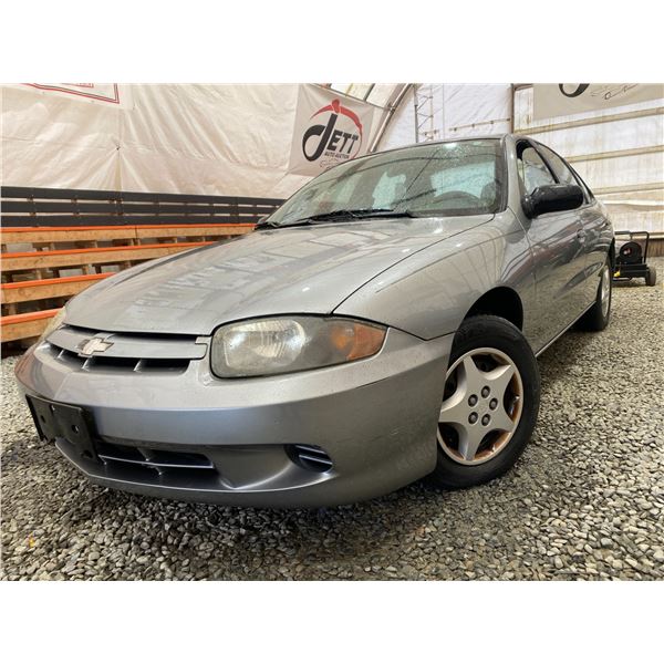 PARKSVILLE - 2004 CHEVROLET CAVALIER SILVER  193924 KMS - B139109