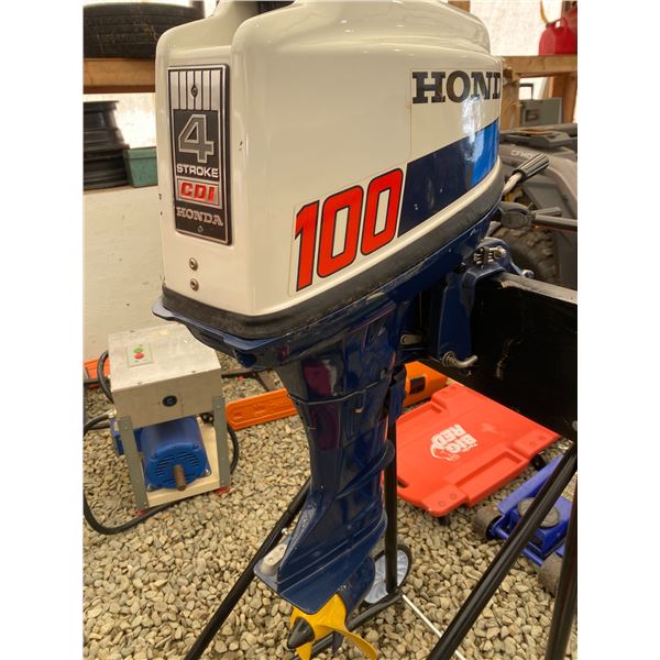 801 -- HONDA 100 10HP 4 STROKE CDI OUTBOARD MOTOR