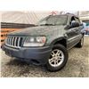 Image 1 : PARKSVILLE - 2004 JEEP GRAND CHEROKEE GREEN 208072 KMS - B131712