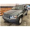 Image 3 : PARKSVILLE - 2004 JEEP GRAND CHEROKEE GREEN 208072 KMS - B131712