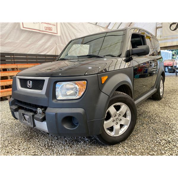PARKSVILLE - 2005 HONDA ELEMENT BLACK 193701 KMS - D013526