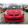 Image 5 : PARKSVILLE - 2008 HONDA FIT RED 187586 KMS - B800933