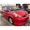 Image 8 : PARKSVILLE - 2008 HONDA FIT RED 187586 KMS - B800933