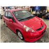 Image 9 : PARKSVILLE - 2008 HONDA FIT RED 187586 KMS - B800933