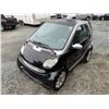 Image 4 : PARKSVILLE - 2006 SMART FORTWO  BLACK 156370 KMS - B272119