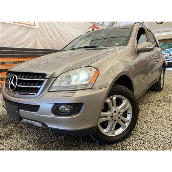 PARKSVILLE - 2007 MERCEDES-BENZ M-CLASS SILVER 230393 KMS - B257027
