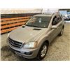 Image 4 : PARKSVILLE - 2007 MERCEDES-BENZ M-CLASS SILVER 230393 KMS - B257027