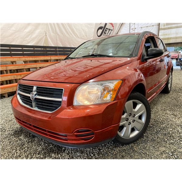 PARKSVILLE - 2007 DODGE CALIBER ORANGE  KMS - B551070