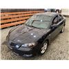 Image 4 : PARKSVILLE - 2005 MAZDA MAZDA3 BLACK 273583 KMS - B313384A