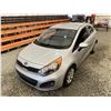 Image 4 : PARKSVILLE - 2013 KIA RIO SILVER 244907 KMS - D873629 "NO RESERVE"