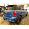 Image 14 : PARKSVILLE - 2012 MINI COUNTRYMAN BLUE 184700 KMS - BL58762