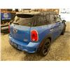 Image 15 : PARKSVILLE - 2012 MINI COUNTRYMAN BLUE 184700 KMS - BL58762