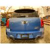 Image 17 : PARKSVILLE - 2012 MINI COUNTRYMAN BLUE 184700 KMS - BL58762