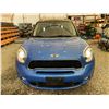 Image 6 : PARKSVILLE - 2012 MINI COUNTRYMAN BLUE 184700 KMS - BL58762