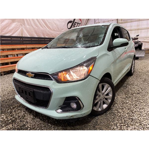 PARKSVILLE - 2018 CHEVROLET SPARK GREEN "REPO" 104935 KMS - D456337
