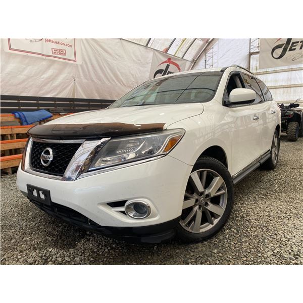 PARKSVILLE - 2014 NISSAN PATHFINDER WHITE 200264 KMS - D668468