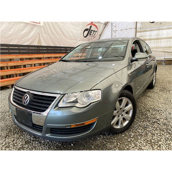 PARKSVILLE - 2007 VOLKSWAGEN PASSAT GREY 213192 KMS - B192688